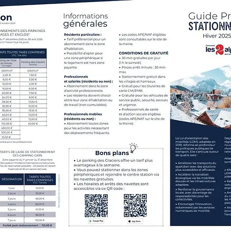 T2 Meuble Tourisme 3 Etoiles, Pied Des Pistes-parking Prive Avec Balcon Et Superbe Vue *