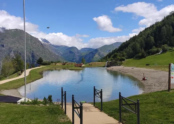 Апартаменты T2 Meuble Tourisme 3 Etoiles, Pied Des Pistes-parking Prive Avec Balcon Et Superbe Vue Ле дез Альп