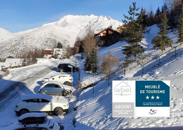 Апартаменты T2 Meuble Tourisme 3 Etoiles, Pied Des Pistes-parking Prive Avec Balcon Et Superbe Vue